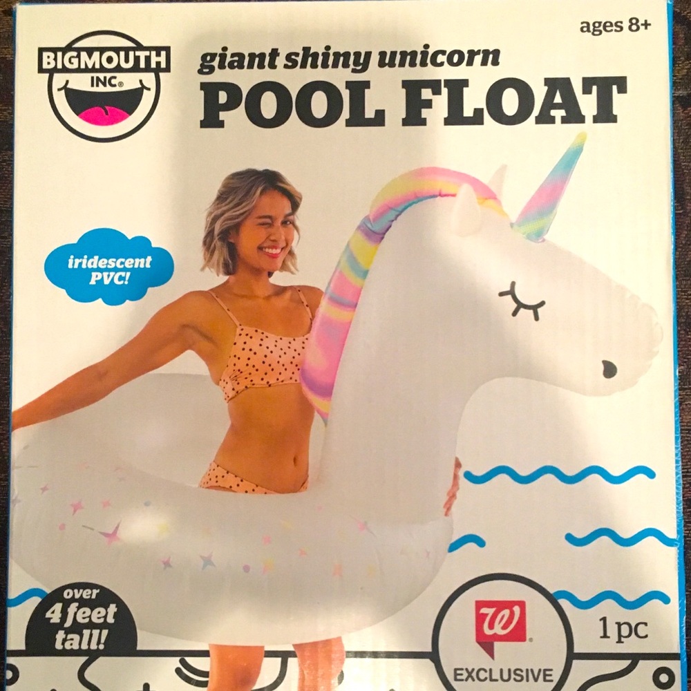 Giant Shiny Unicorn Pool Float